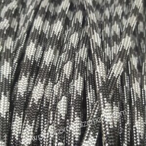 Paracord 550 İp, Paracord Paraşüt Bileklik İpi Gri-Siyah Renk - Görsel 2